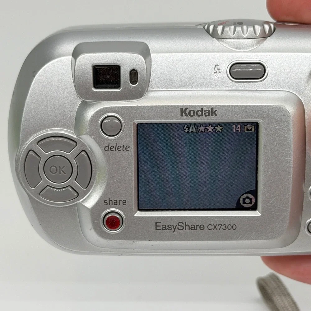 Kodak EasyShare CX7300 Digital Camera 3.2MP Silver Point and Shoot 37mm Lens